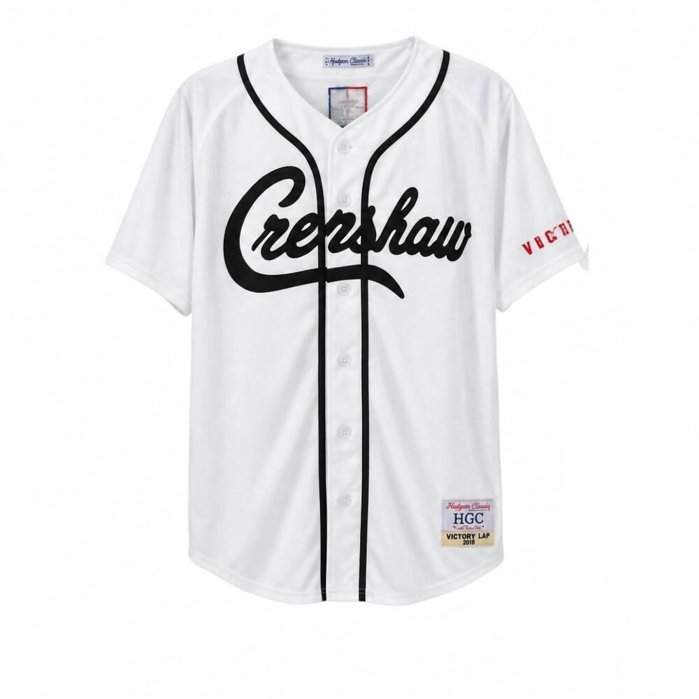 NEW HEADGEAR CLASSICS men's niffsy hussle baseball jersey in black & white
